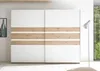 Schwebetürenschrank CATANIA 2-türig Weiß / Artisan Eiche Produktbild-Vorschau 1