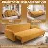 GOLDSTOFF Sofa 140x200cm | Sofa mit Schlaffunktion und Produktbild-Vorschau 4