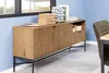 home24 Sideboard - Wildeiche Nachbildung / Schwarz Produktbild-Vorschau 4