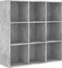 VidaXL 801129, Szary, 9 pół., Drewno, Drewno, 980 mm, 290 Podgląd zdjęcia produktu 1
