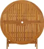 vidaXL Klappbarer Gartentisch 110 cm Massivholz Akazie Produktbild-Vorschau 6