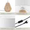 Lampe de chevet LIGNEA LUX en jute au style bohème 60W - Voir les images du produit 4
