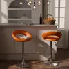 Tabouret de bar de cuisine haut pivotant avec repose-pieds Voir les images du produit 2