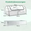 Skleník COSTWAY 3 v 1 s vyvýšeným záhonem, květinový záhon Náhled obrázku produktu 3