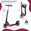 Trottinette pliable COSTWAY, trottinette à 3 niveaux de Voir les images du produit 2