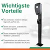 Wallbox Standfuß für Zaptec Pro – Metall-Montagepfosten für Produktbild-Vorschau 3