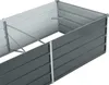Metall Blumenbeet Hochbeet 240x80x45 cm Grau Pflanzbeet Produktbild-Vorschau 8