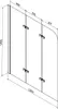 Mexen Cubik rechteckige Badewanne 170 x 70 cm mit Produktbild-Vorschau 5