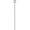 A single black metal skewer with a loop at the top, shown against a white background. Produktbild-Vorschau
