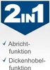 A marketing image with a "2 in 1" graphic and a list of features. Anteprima dell’immagine prodotto