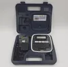 A Brother P-touch D200BWVP label maker is shown inside its dark blue carrying case, along with accessories like a power adapter and a label tape cartridge. Produktbild-Vorschau