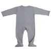 Baby's Only Strampler mit Füßen Melange - Grau - 62 - 100% Produktbild-Vorschau 2
