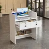 Pult pre recepciu s LED osvetlením, moderný recepčný pult s Náhľad obrázku produktu 2