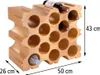 Flaschenregal aus Polystyrol 15 Flaschen 50 x 26 x 43 Produktbild-Vorschau 3