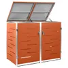 vidaXL Mülltonnenbox für 2 Tonnen 138x77,5x112,5 cm Produktbild-Vorschau 6