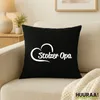 Huuraa Kissen Stolzer Opa Herz 40x40cm mit Füllung Black Produktbild-Vorschau 2