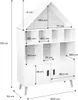 sweeek - Kinderbuchregal Haus - Weiß Produktbild-Vorschau 6