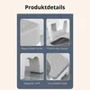 1er WC-Hocker 'SquatEase' – Grau – Abnehmbar, rutschfest & Produktbild-Vorschau 7