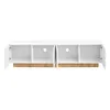Merax TV-kast, TV-meubel met 4 deuren, modern design met Productafbeelding-voorbeeld 12