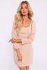 Made of Emotion Minikleid für Frauen Dexippus M836 beige XL Produktbild-Vorschau 3
