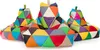 Ecopuf, Keiko Patchwork Sessel Outdoor, Sitzsack, Olivgrün Produktbild-Vorschau 7
