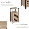 tectake® Beistellschrank Durham 38,5 x 31,5 x 81 cm Produktbild-Vorschau 3