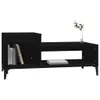 vidaXL Couchtisch Schwarz 100x50x45 cm Holzwerkstoff - Produktbild-Vorschau 3