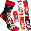 BRUBAKER 5 Paar Weihnachtssocken - Cool Santa - Produktbild-Vorschau 1