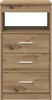 vidaXL Biurko z szafką Artisan Oak Drewno inżynieryjne Podgląd zdjęcia produktu 7