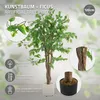 ML-Design Kunstpflanze Ficus 120cm Künstliche Pflanzen groß Produktbild-Vorschau 2