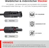 1 Paar Solarkabel Verlängerungskabel Stecker Buchse 6mm² Produktbild-Vorschau 4