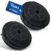 Two charcoal filters for a range hood are shown against a white background. Produktbild-Vorschau