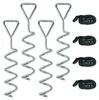 SPORTNOW Bodemankerschroeven, set van 4, 32 cm, Productafbeelding-voorbeeld 1