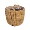 Seegras Korb Topf rund natur Ø 40 x 35cm mit Einsatz und Produktbild-Vorschau 1
