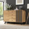 Sweiko 120x38x75cm Wohnzimmer Sideboard,Hohldesign Schrank Produktbild-Vorschau 6