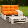 Cuscini per pallet arancione| Cuscino per seduta 120x50 + Anteprima dell’immagine prodotto 9
