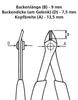 Pince coupante latérale électrique F1 125 mm Super Knips Voir les images du produit 15