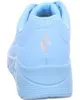 The back view of a light blue sneaker. Anteprima dell’immagine prodotto