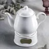 Wilmax Stövchen 13 cm Weiß aus Porzellan Produktbild-Vorschau 10