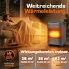 TRESKO® 4200 Watt Gasheizer Anthrazit inkl. Gasdruckregler Produktbild-Vorschau 3