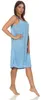 Damen Nachthemd Sleepshirt Nachtwäsche Sommer ohne Ärmel; Produktbild-Vorschau 2