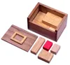 Červený kameň - logická hra a 3D drevené puzzle v drevenej Náhľad obrázku produktu 3