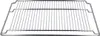 A close-up, angled view of a metal oven rack against a white background. Produktbild-Vorschau
