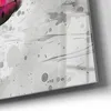 DEQOART Glasuhr 60x30 cm Zahlen 'Graffiti-Handschlag' Produktbild-Vorschau 5