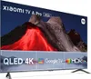 A Xiaomi QLED TV A Pro 2026 is displayed with a volcanic eruption scene on its screen. Below the screen, feature icons for QLED 4K, Google TV, and HDR+ are shown. Anteprima dell’immagine prodotto