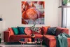 MuchoWow® Poster Flamingo - Vogel - Tiere - Rosa 100x100 cm Produktbild-Vorschau 2