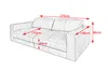 Sofa Ledersofa GIGANT 4 Sitzer 295cm Leder nobile anthrazit Produktbild-Vorschau 10