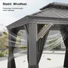 PURPLE LEAF Hardtop Pavillon 4.25x6m wasserdicht winterfest Produktbild-Vorschau 5