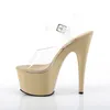 ADORE-708 Damen Sandale von Pleaser, Transparent Beige , EU Produktbild-Vorschau 3