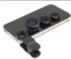 A smartphone with multiple camera lenses attached via a clip. Produktbild-Vorschau